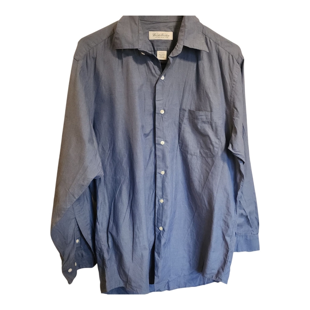 Brooks Brothers Mens Blue  Long Sleeve Button Up Size 32/33 Neck 15 Small